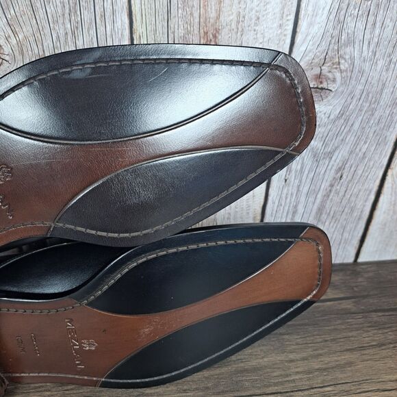 Mezlan Torque Black Men's Sz 10.5 M Lace Up Oxford Dress Shoe w/Dust Bag - Picture 15 of 16